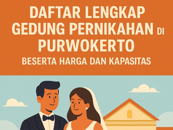 Daftar Lengkap Gedung Pernikahan di Purwokerto Beserta Harga dan Kapasitas Daftar Lengkap Gedung Pernikahan di Purwokerto Beserta Harga dan Kapasitas