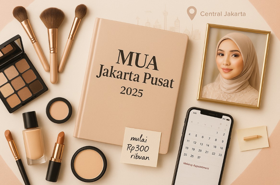 Harga Jasa MUA Jakarta Pusat 2025: Mulai dari Rp300 Ribuan! Harga Jasa MUA Jakarta Pusat 2025: Mulai dari Rp300 Ribuan!