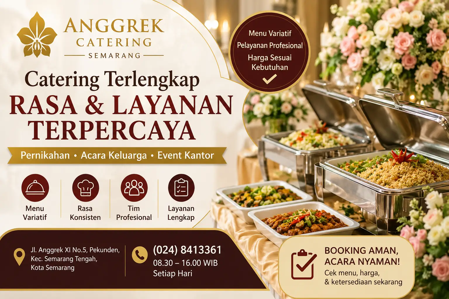 Review Lengkap Anggrek Catering Semarang: Kelebihan, Kekurangan, dan Tips Pemesanan Review Lengkap Anggrek Catering Semarang: Kelebihan, Kekurangan, dan Tips Pemesanan