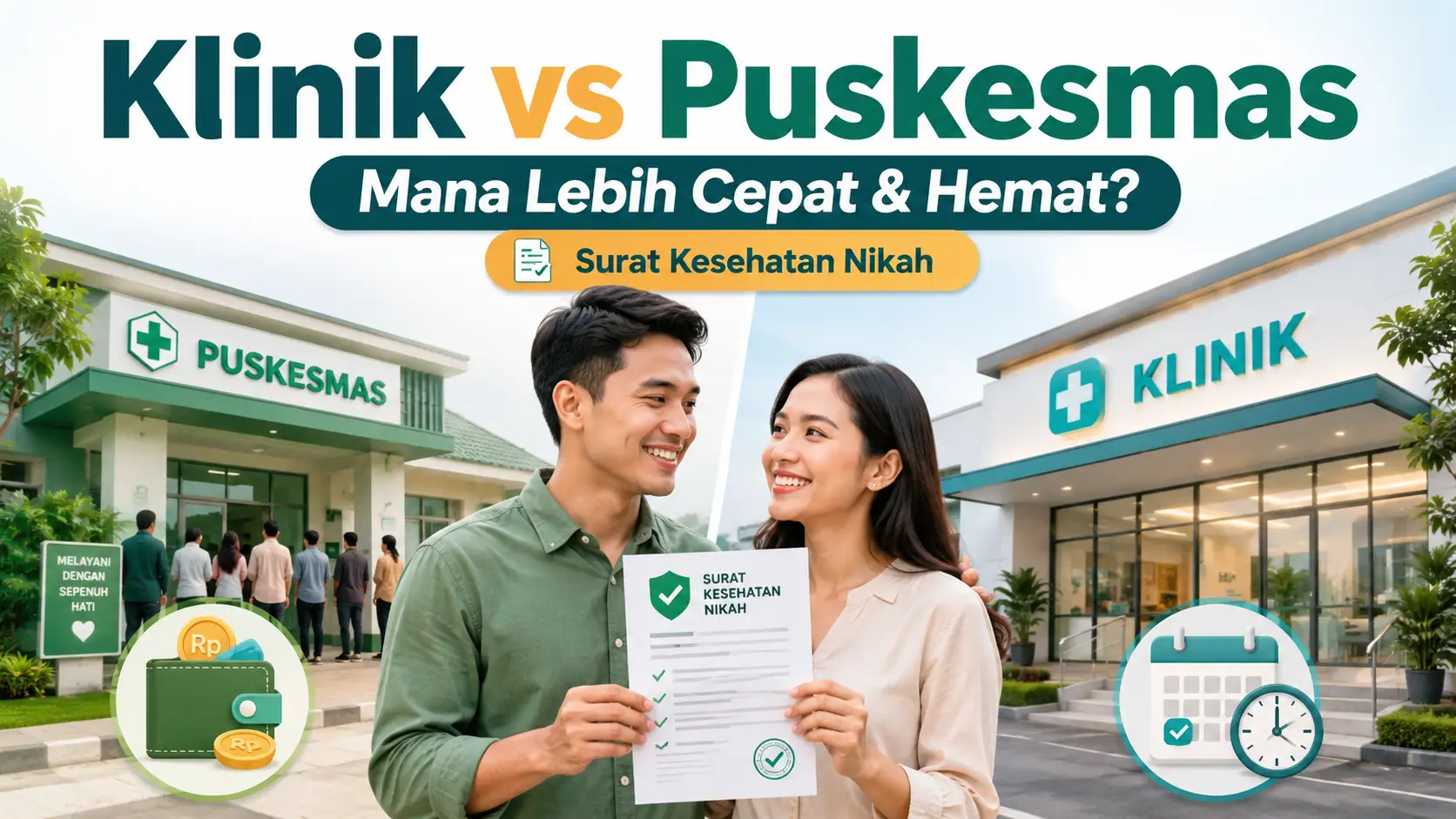 Surat Kesehatan Nikah di Klinik vs Puskesmas: Mana yang Lebih Cepat dan Murah?