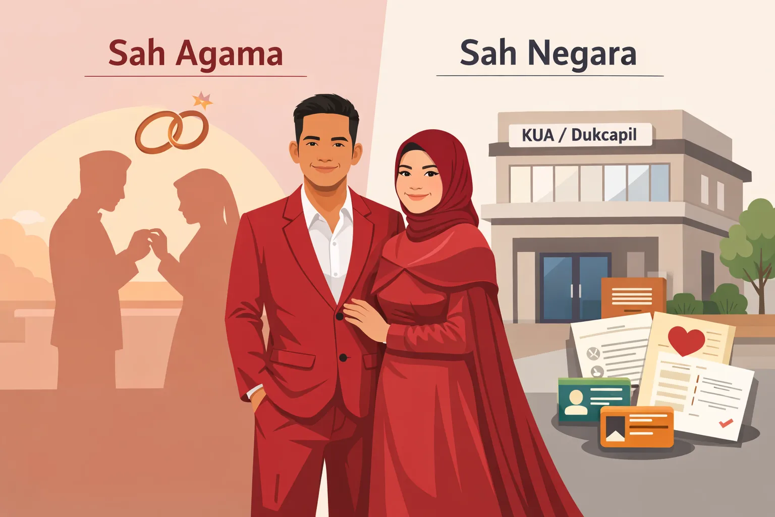 Nikah Kantor TNI Apakah Sudah Sah? Ini Jawaban Resmi: Sah Agama vs Sah Negara
